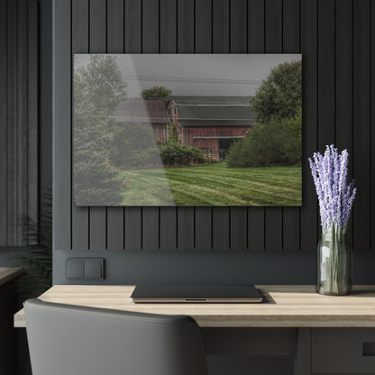 U R There Photography Bowers Road Grey Duo II Rustic Farmhouse Acrylic Wall Print