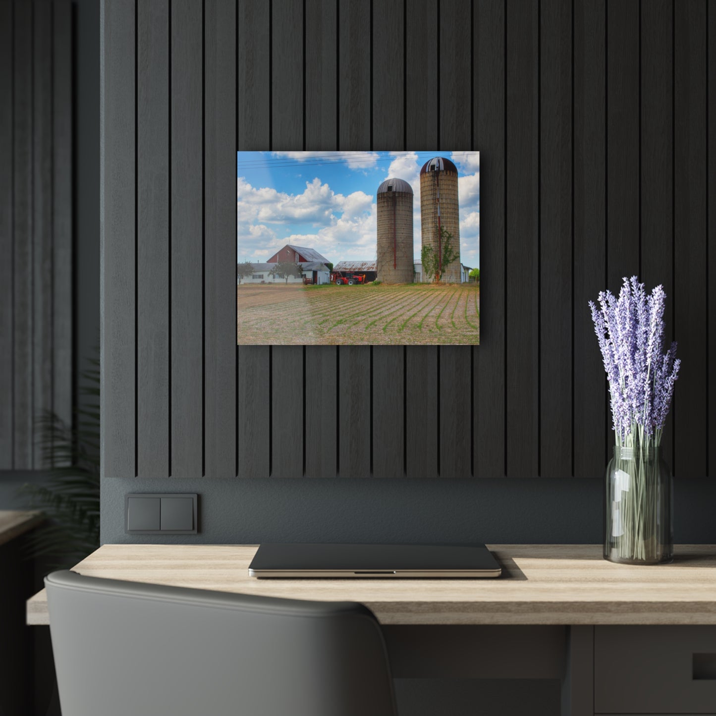 U R There Photography Marlette Road Farm III Rustic Farmhouse Acrylic Wall Print