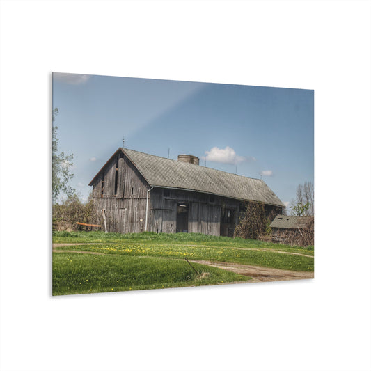 U R There Photography Wilder Road Grey II Rustic Farmhouse Acrylic Wall Print