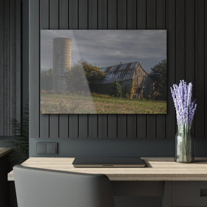 U R There Photography Collapsing in Croswell Rustic Farmhouse Acrylic Wall Print
