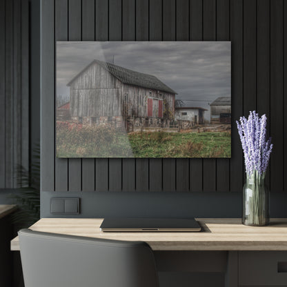 U R There Photography Swaffer Road Grey Rustic Farmhouse Acrylic Wall Print