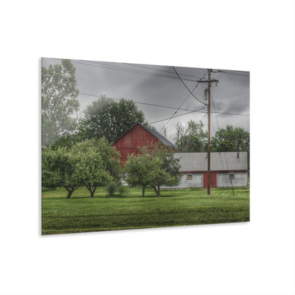 U R There Photography Hidden Red of M24 Rustic Farmhouse Acrylic Wall Print