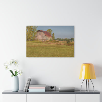 U R There Photography Snover Quonset Grey Rustic Farmhouse Acrylic Wall Print