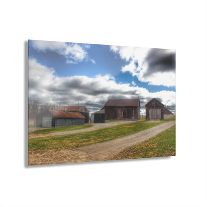 U R There Photography Buckhorn Lake Road Centennial Farm Rustic Farmhouse Acrylic Wall Print