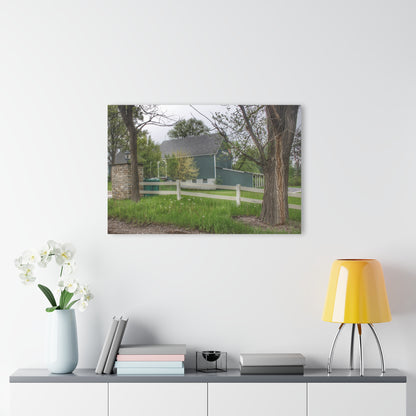 U R There Photography Lake George Road Fox Green Rustic Farmhouse Acrylic Wall Print