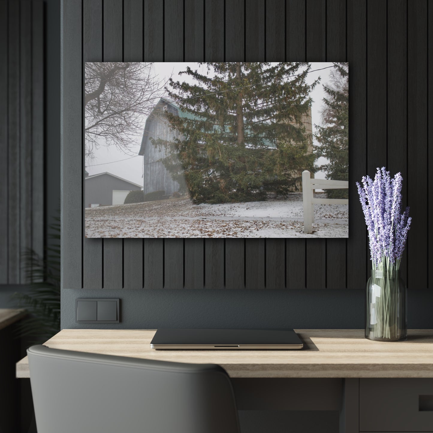 U R There Photography Hollow Corners Hidden Rustic Farmhouse Acrylic Wall Print