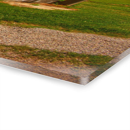 U R There Photography Marlette Red V Rustic Farmhouse Acrylic Wall Print