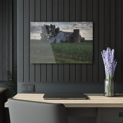 U R There Photography Genesee Road White Rustic Farmhouse Acrylic Wall Print