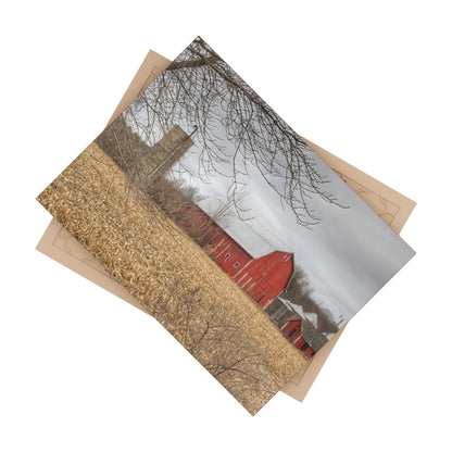 U R There Photography Barns of Arbela I Rustic Farmhouse Decorative Ceramic Tile