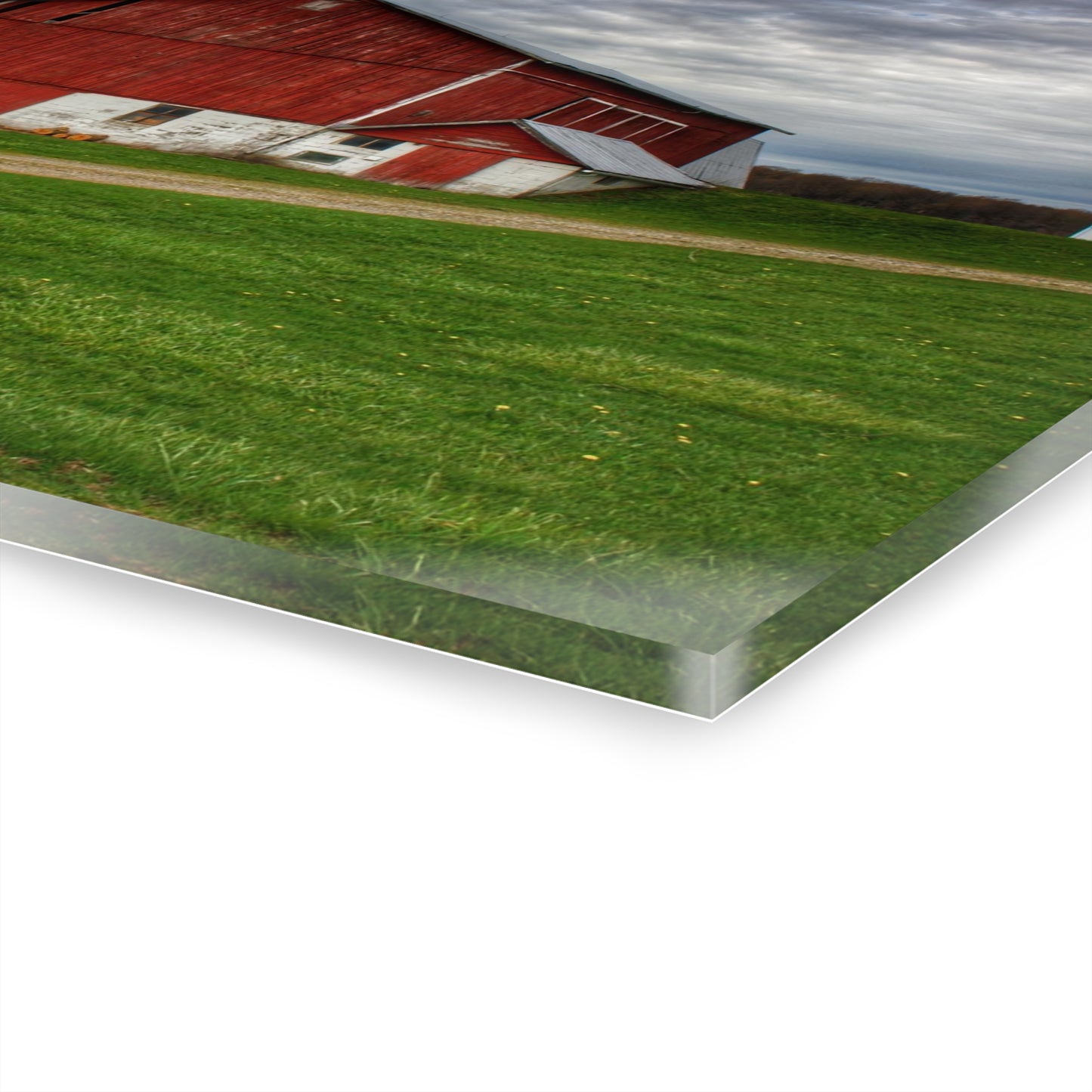 Fostoria Red II Rustic Farmhouse Acrylic Wall Print