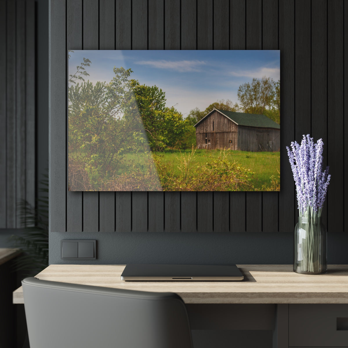 North Branch Little Grey | Wall Prints 36" x 24" (Horizontal) 0.25''