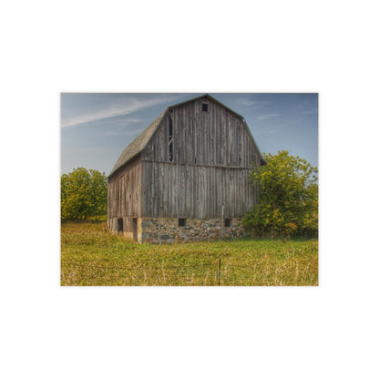 U R There Photography Cat Lake Grey II Rustic Farmhouse Decorative Ceramic Tile