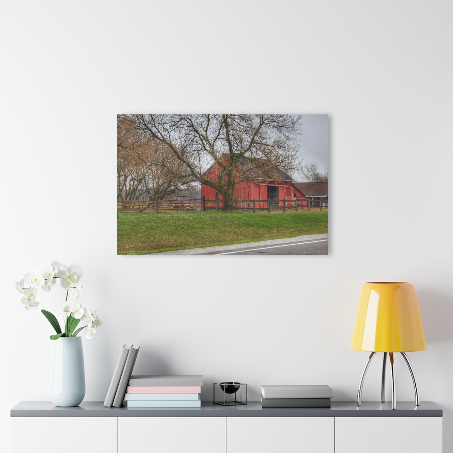 U R There Photography M-21 Roadside Stable I Rustic Farmhouse Acrylic Wall Print