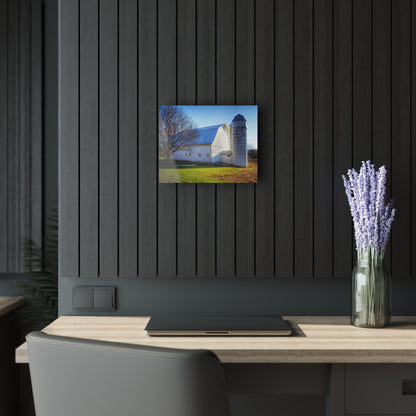 U R There Photography Elba White Rustic Farmhouse Acrylic Wall Print