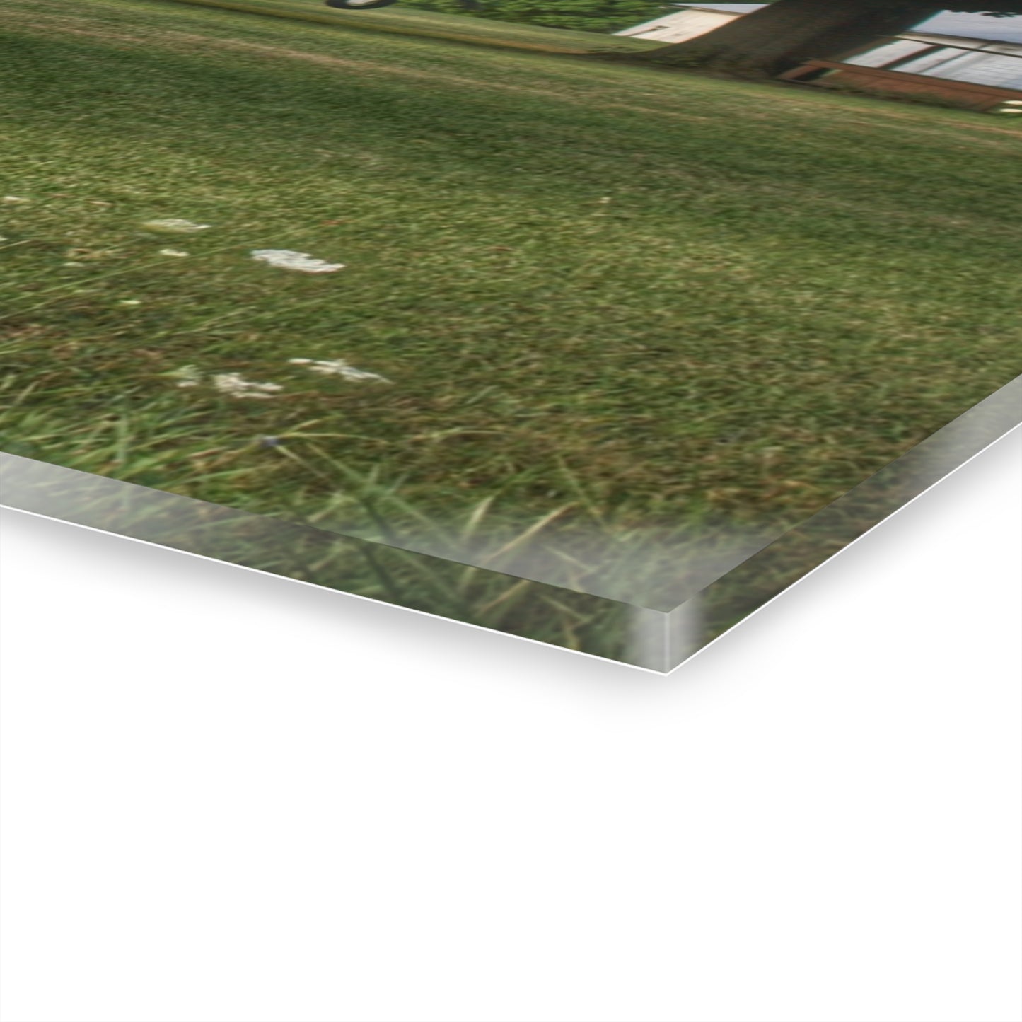 U R There Photography Marathon Road White Rustic Farmhouse Acrylic Wall Print