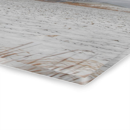 U R There Photography Maple Valley Road Red II Rustic Farmhouse Acrylic Wall Print