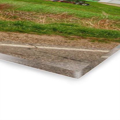 U R There Photography Fostoria Red III Rustic Farmhouse Acrylic Wall Print