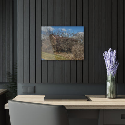 U R There Photography Buried Burnside Greys I Rustic Farmhouse Acrylic Wall Print