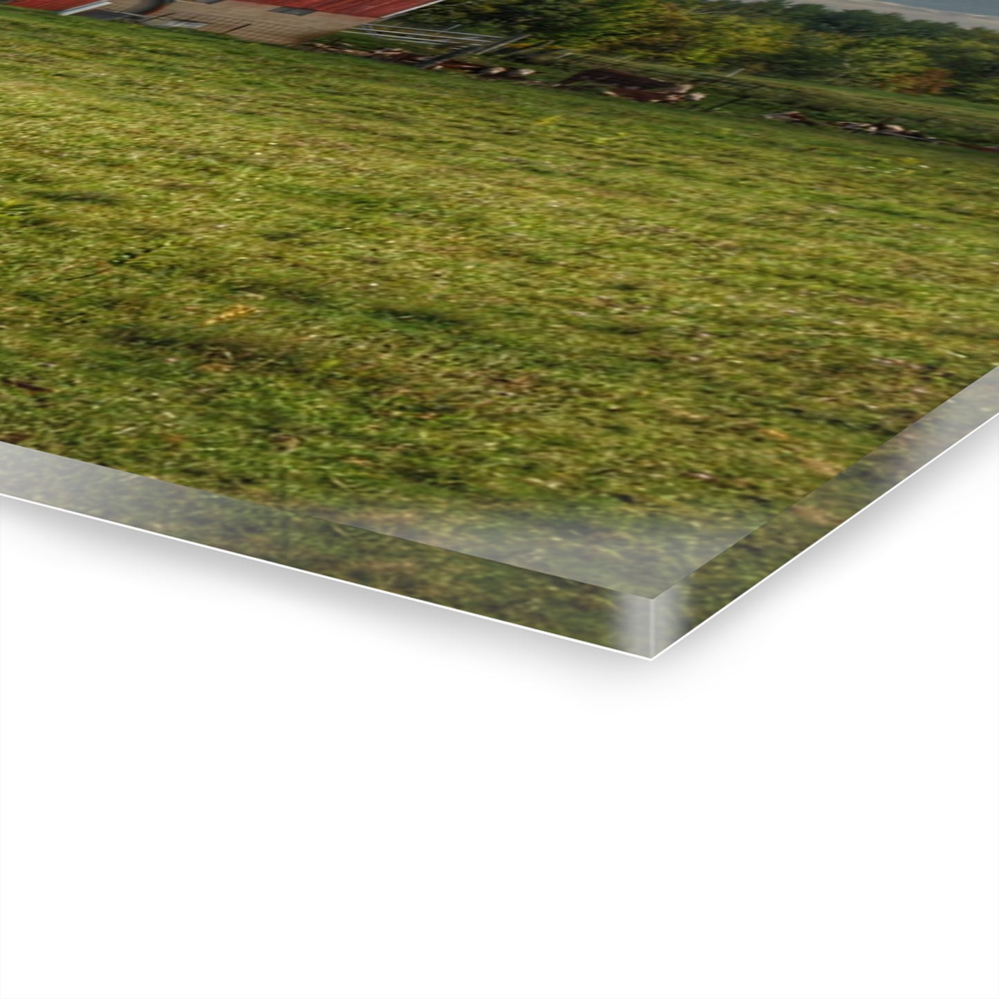 U R There Photography Kingston Plain Road Cow Barn Rustic Farmhouse Acrylic Wall Print