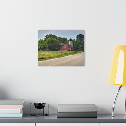 U R There Photography Metamora Red II Rustic Farmhouse Acrylic Wall Print