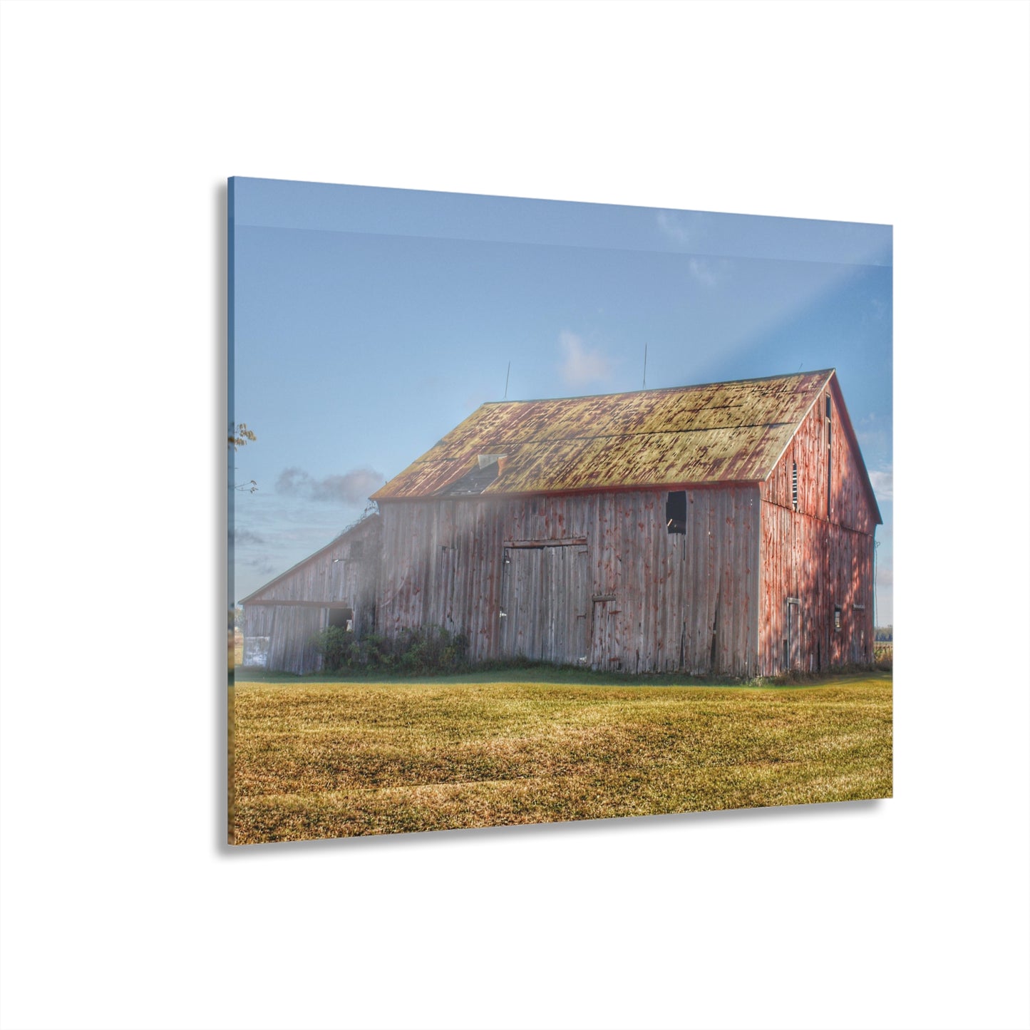 U R There Photography Fargo Road Saltbox Rustic Farmhouse Acrylic Wall Print