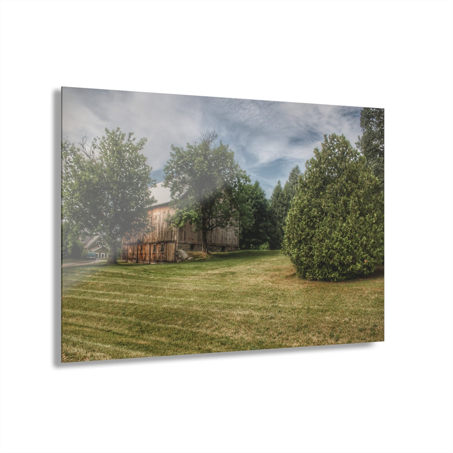 U R There Photography Thistle Valley Weathered Grey Rustic Farmhouse Acrylic Wall Print