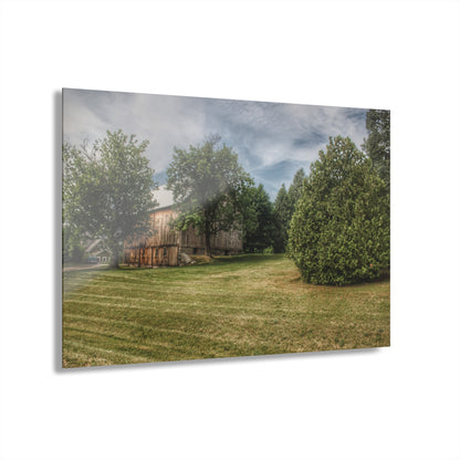 U R There Photography Thistle Valley Weathered Grey Rustic Farmhouse Acrylic Wall Print
