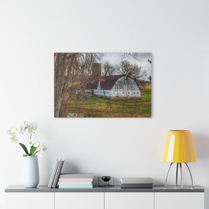 U R There Photography Otter Lake Road White Rustic Farmhouse Acrylic Wall Print