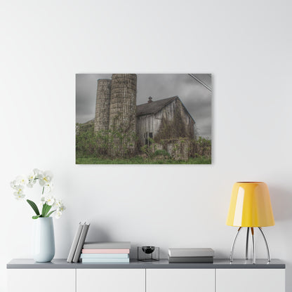 U R There Photography Metamora M-24 Grey I Rustic Farmhouse Acrylic Wall Print