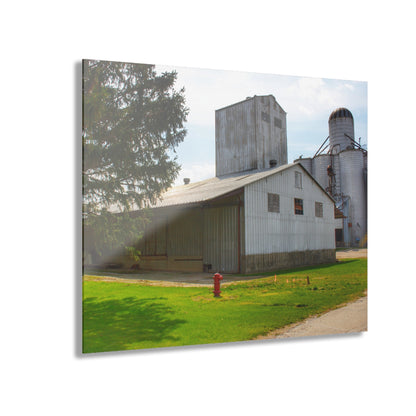 U R There Photography Unionville Grainery Rustic Farmhouse Acrylic Wall Print