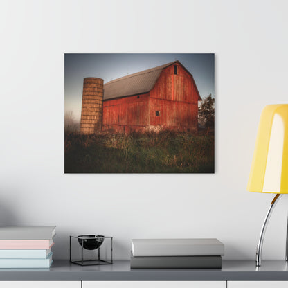 U R There Photography Columbiaville Red II Rustic Farmhouse Acrylic Wall Print