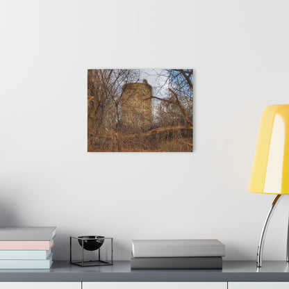 U R There Photography Hidden Silo of Fostoria Rustic Farmhouse Acrylic Wall Print