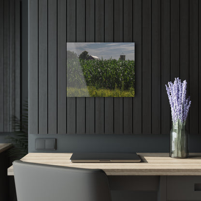 U R There Photography Above the Corn on Piersonville Road I Rustic Farmhouse Acrylic Wall Print