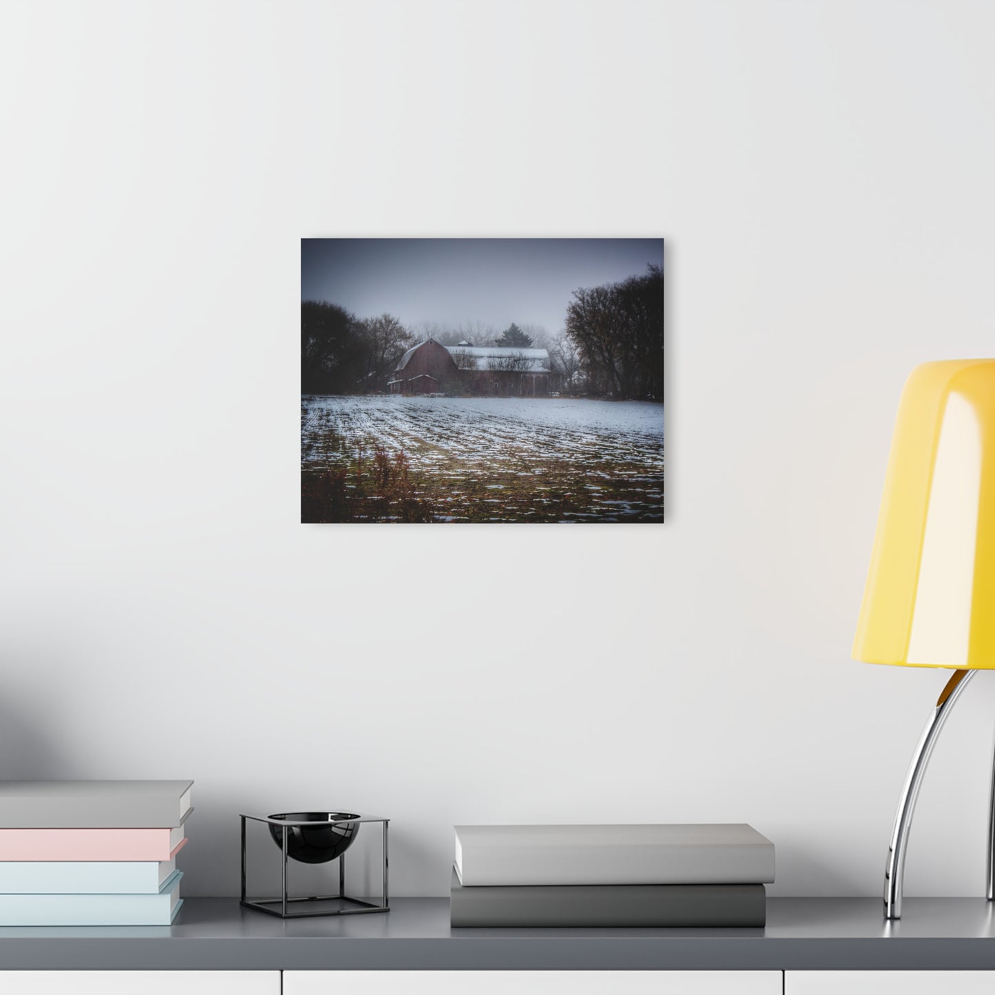 U R There Photography Holmes Road Red III Rustic Farmhouse Acrylic Wall Print