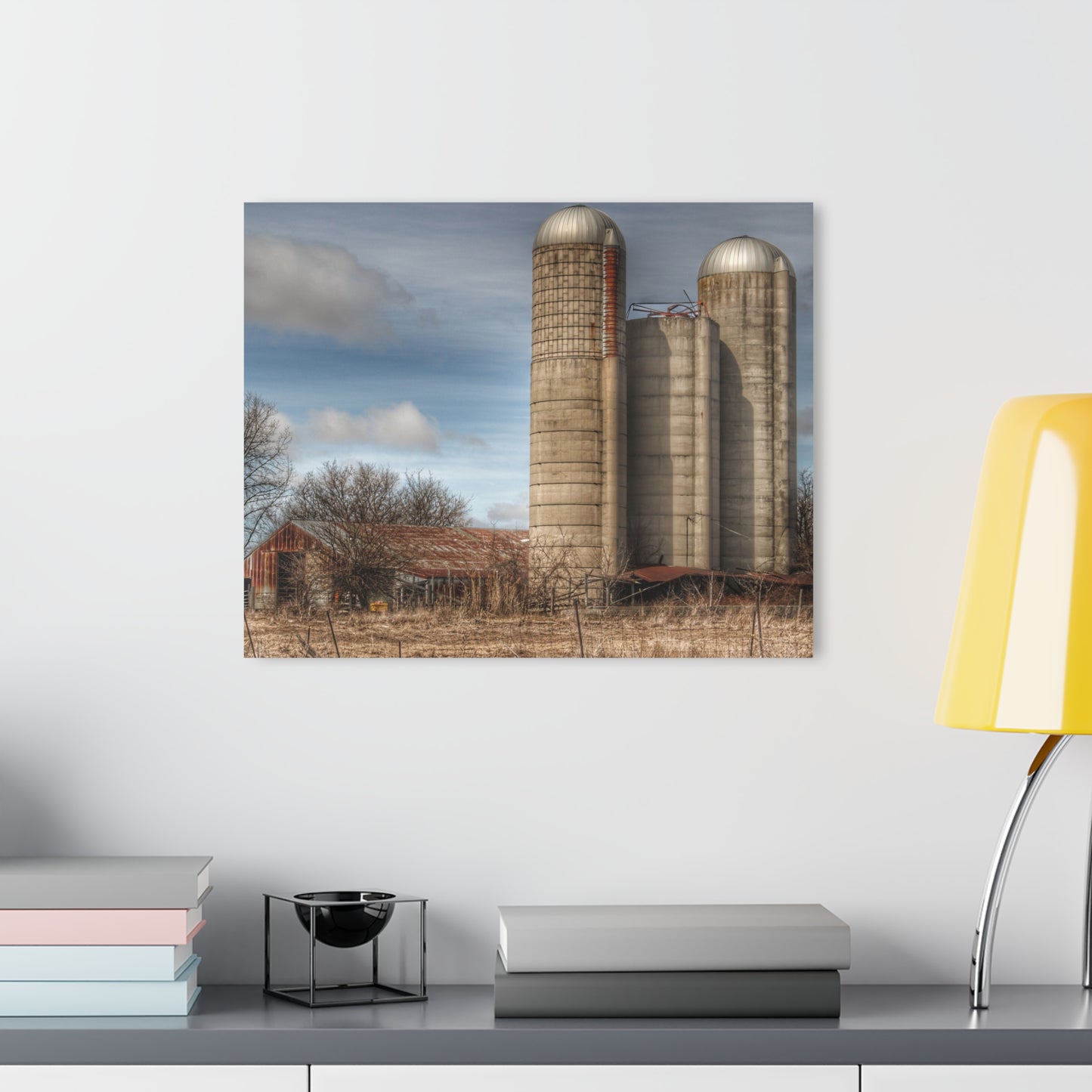 U R There Photography Silo Rust Rustic Farmhouse Acrylic Wall Print