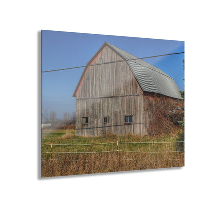 U R There Photography Dodge Road Grey I Rustic Farmhouse Acrylic Wall Print