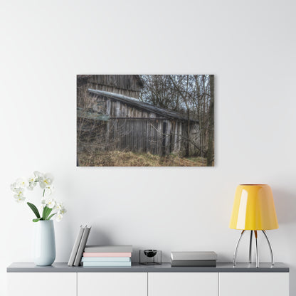 Barn Boutique Modern Farmhouse Acrylic Wall Print| Rural Decay in Early Spring