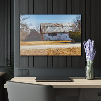 U R There Photography Indian Trail Rusted Reds II Rustic Farmhouse Acrylic Wall Print