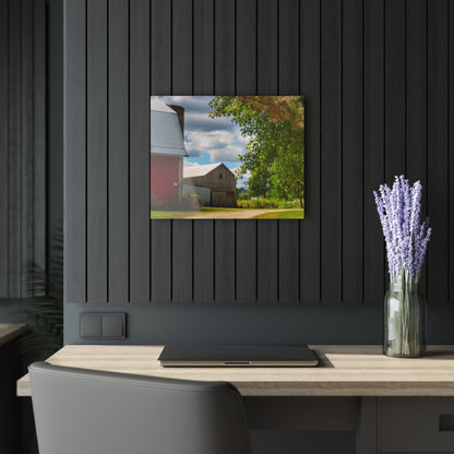 U R There Photography Hough Barn View Rustic Farmhouse Acrylic Wall Print