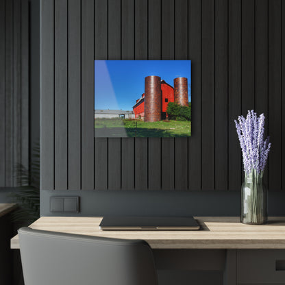 U R There Photography Baldwin Red I Rustic Farmhouse Acrylic Wall Print