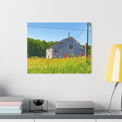 U R There Photography Greenwood Road Whitewash Grey Rustic Farmhouse Acrylic Wall Print