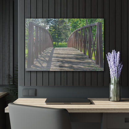 U R There Photography Cramton Park Kiwanis Bridge Rustic Farmhouse Acrylic Wall Print