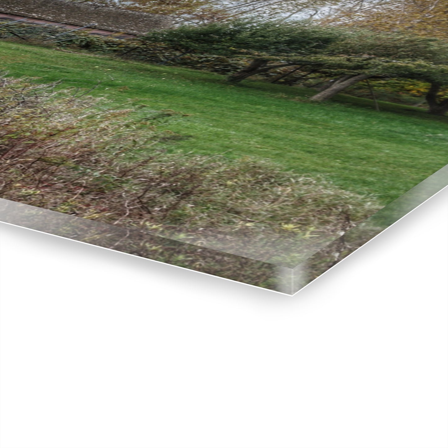 U R There Photography Grey Shack of Elmwood Rustic Farmhouse Acrylic Wall Print