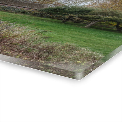 U R There Photography Grey Shack of Elmwood Rustic Farmhouse Acrylic Wall Print