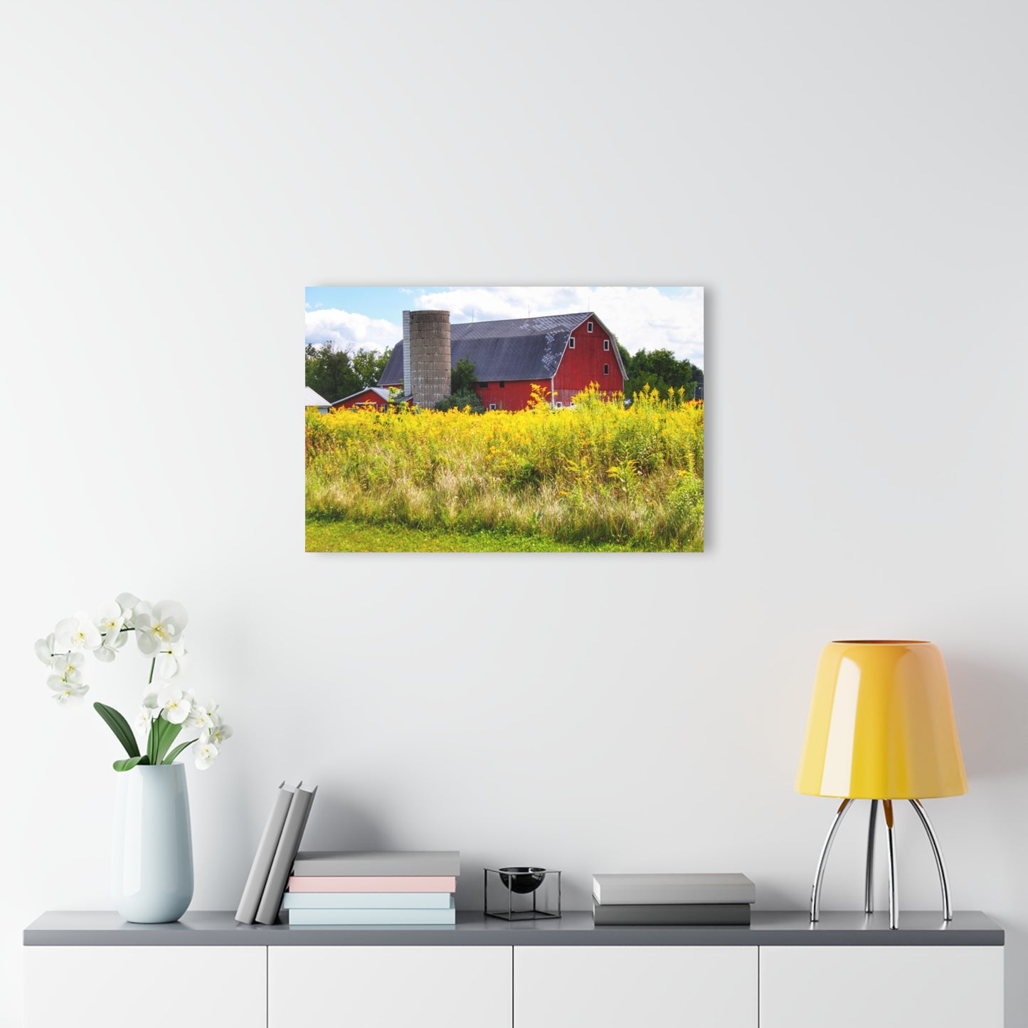 U R There Photography Starr Court Red II Rustic Farmhouse Acrylic Wall Print