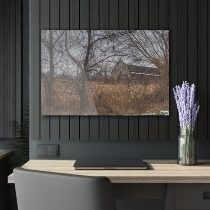 U R There Photography North Oxford Road Grey I Rustic Farmhouse Acrylic Wall Print