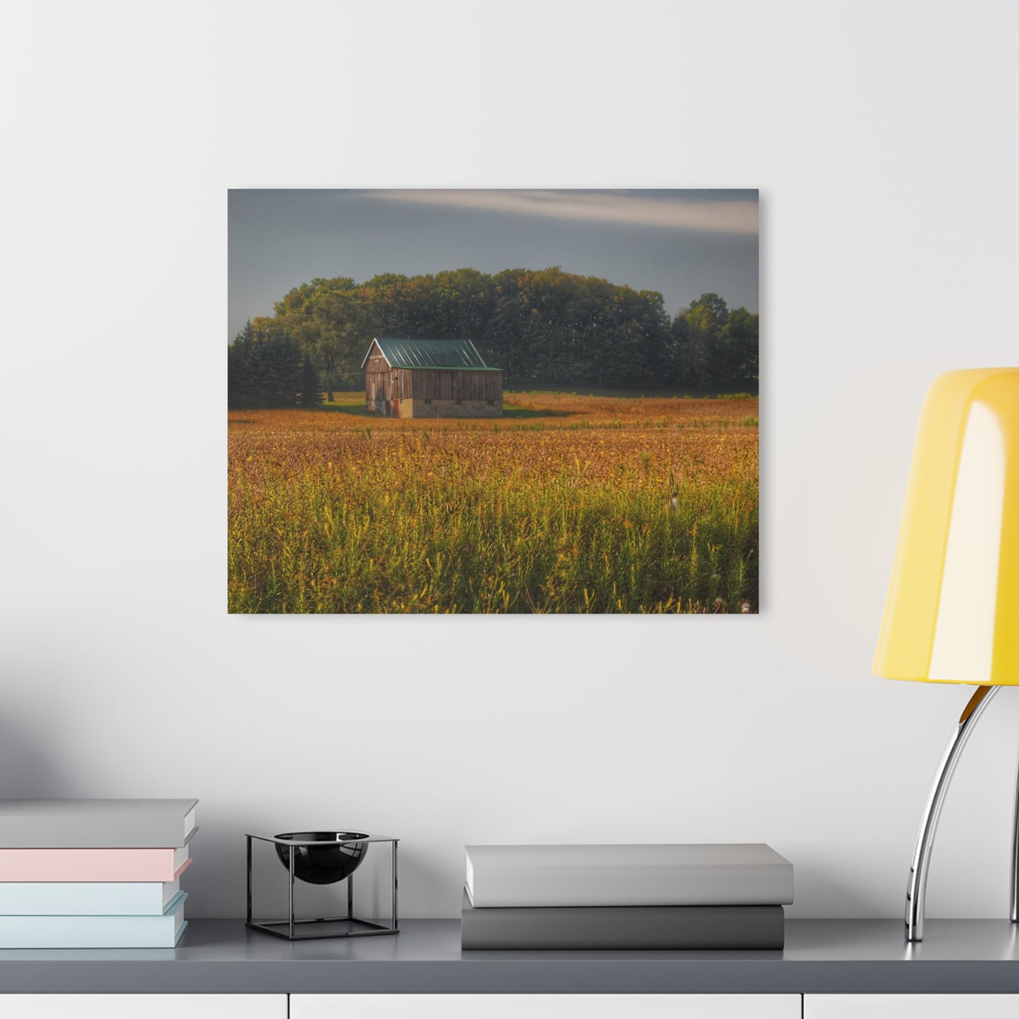 U R There Photography Snover Grey I Rustic Farmhouse Acrylic Wall Print