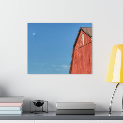 U R There Photography Fargo Road Red II Rustic Farmhouse Acrylic Wall Print