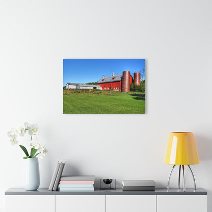 Barn Boutique Modern Farmhouse Acrylic Wall Print| Baldwin Red II