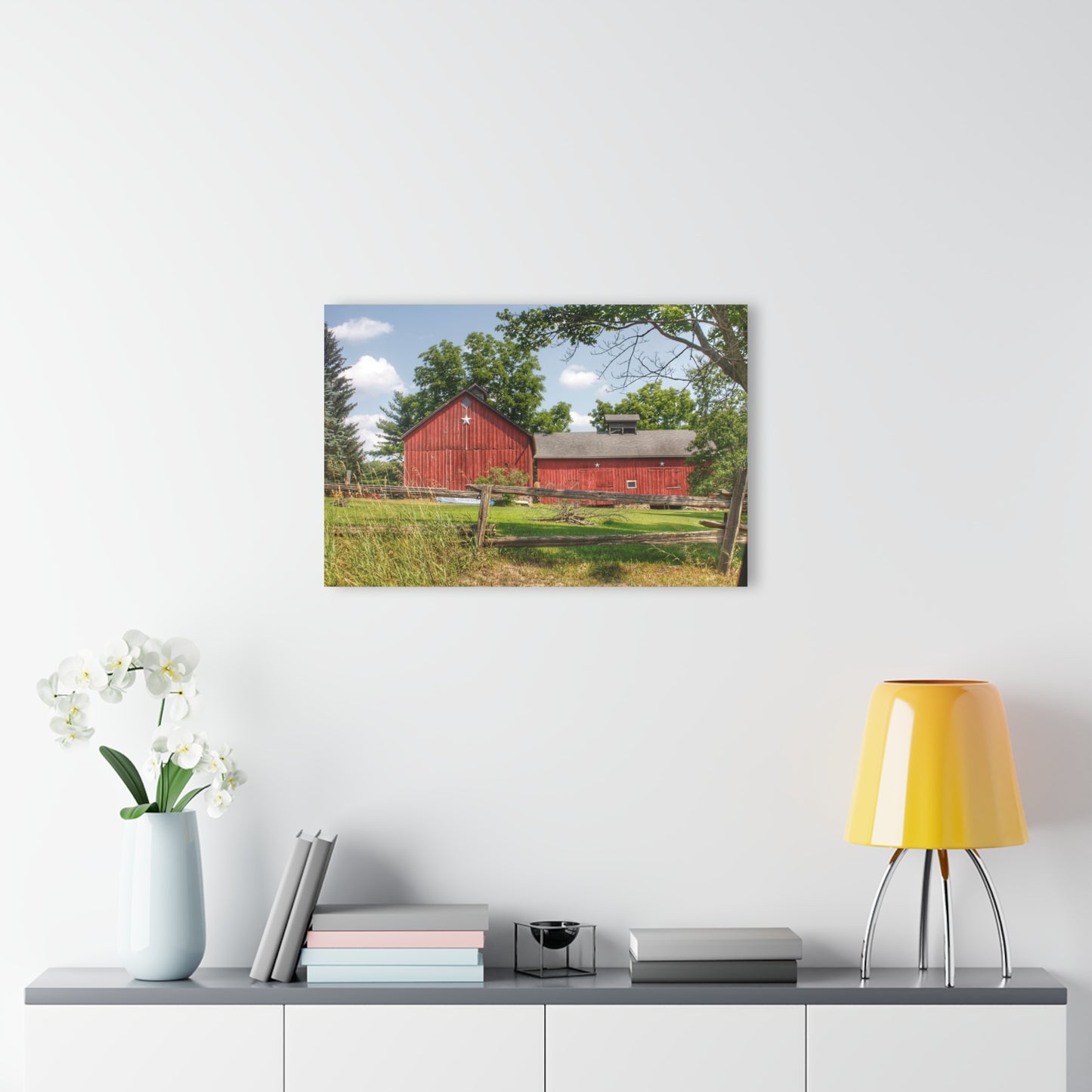 U R There Photography Hollow Corners Star Barn Rustic Farmhouse Acrylic Wall Print